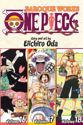 Manga: One Piece - Omnibus Edition Volume 6 (Baroque Works Vols. 16-17-18)