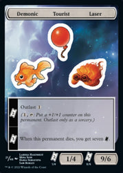 Demonic Tourist Laser [Unfinity Stickers]