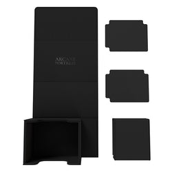 Deck Vault: Radiant 100+ Deluxe - Solid Color - Black