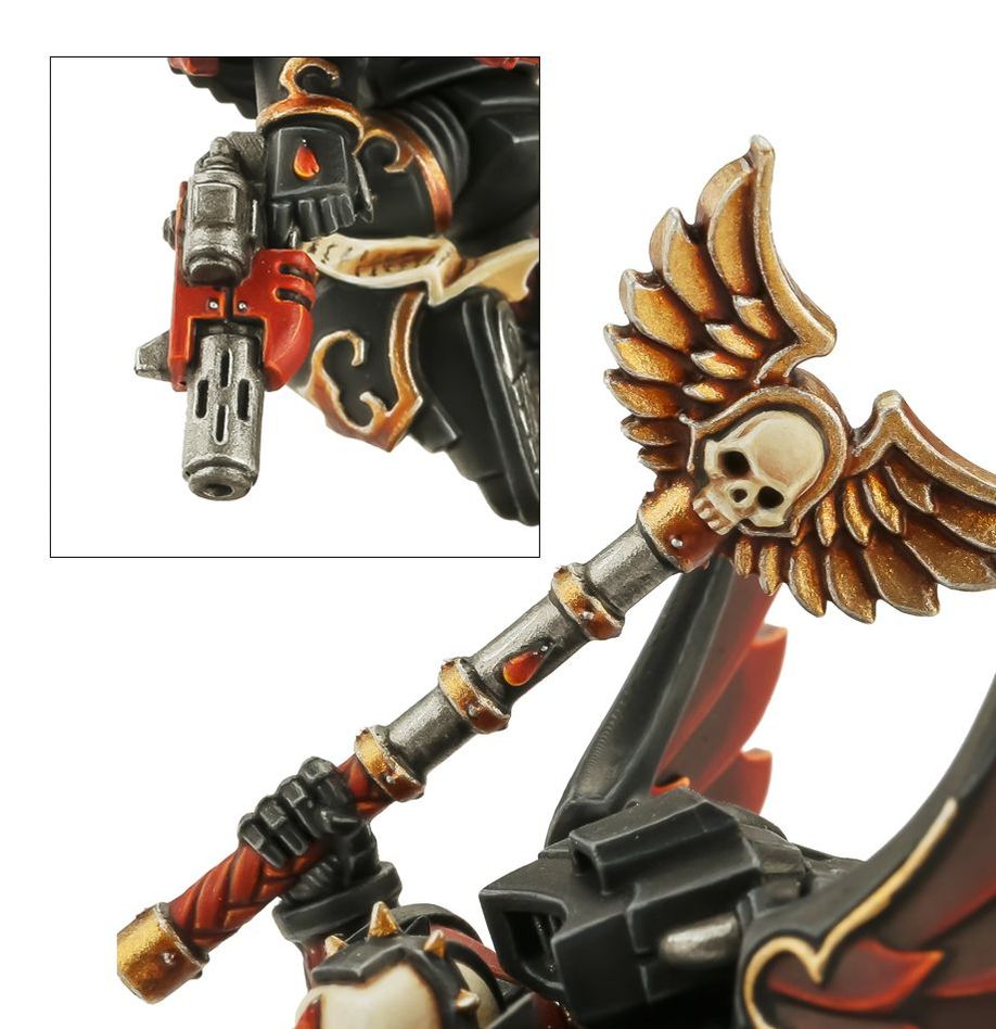 Warhammer 40K: Blood Angels - Chaplain With Jump Pack