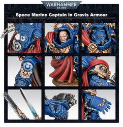 Warhammer 40K: Space Marines - Primaris Captain in Gravis Armour