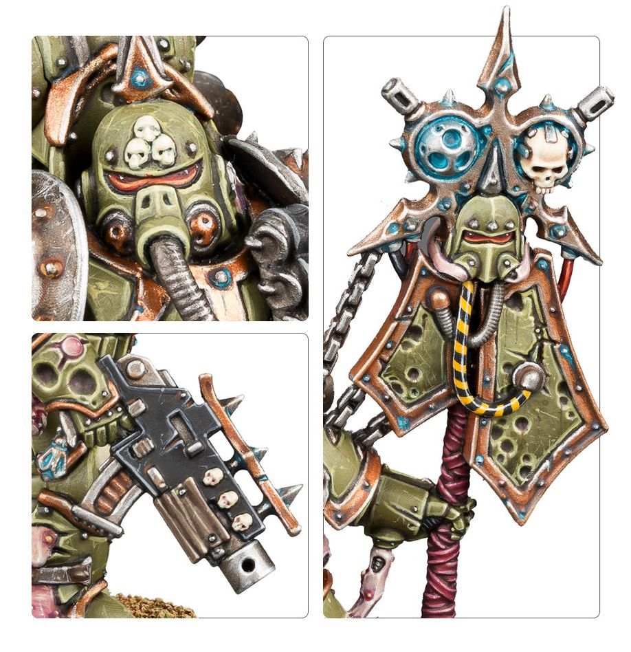 Warhammer 40K: Death Guard - Plague Marine Icon Bearer