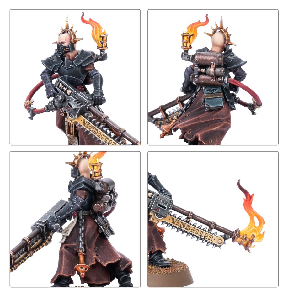 Warhammer 40K: Adepta Sororitas - Ministorum Priest with Vindictor