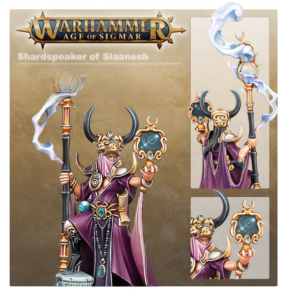 Warhammer Age of Sigmar: Hedonites Of Slaanesh - Shardspeaker Of Slaanesh