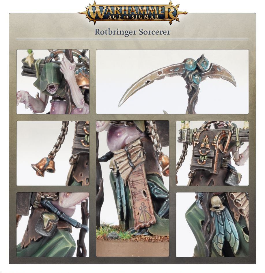 Warhammer, Age of Sigmar: Maggotkin of Nurgle - Rotbringer Sorcerer