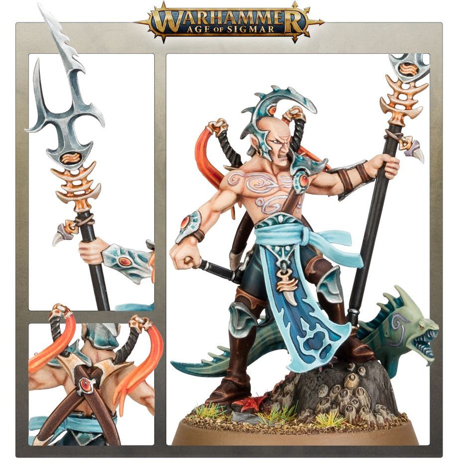 Warhammer, Age of Sigmar: Idoneth Deepkin - Akhelian Thrallmaster