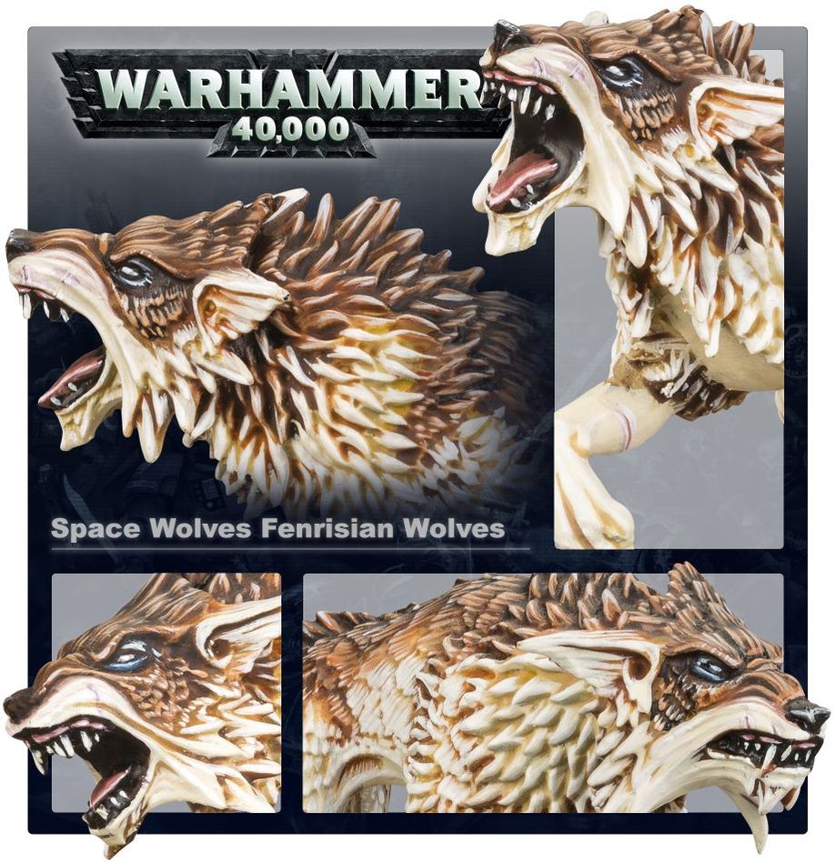 Warhammer 40K: Space Wolves - Fenrisian Wolves