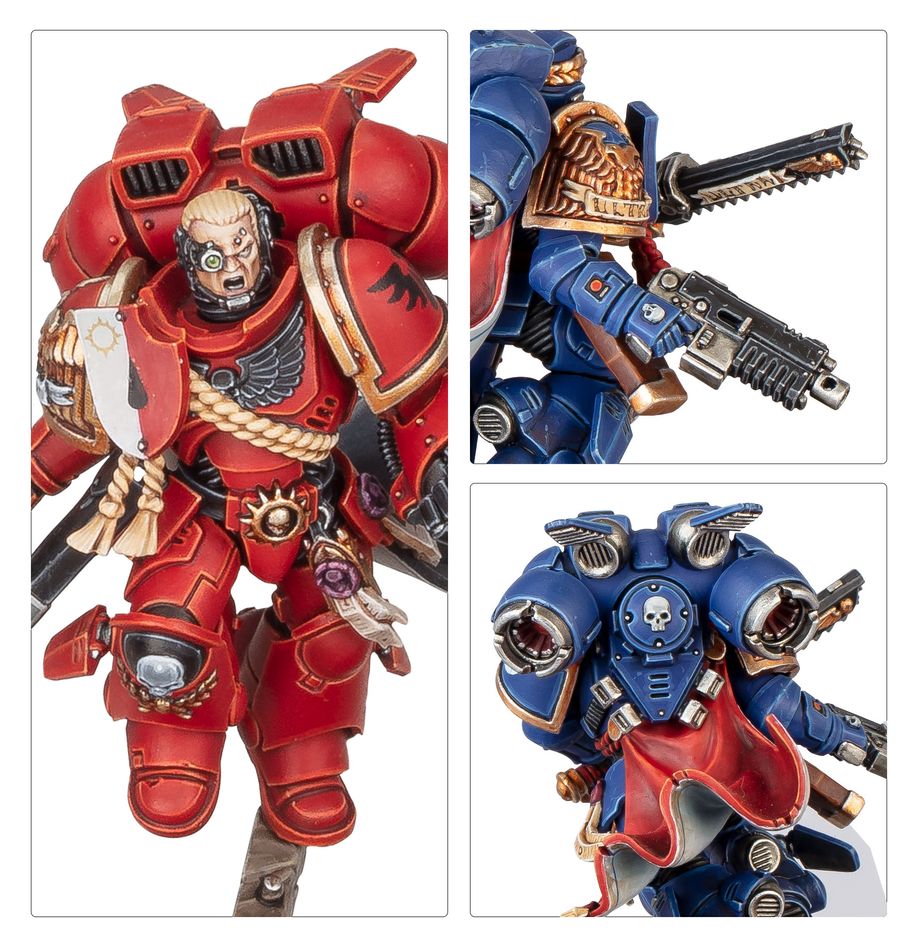 Warhammer 40K: Space Marines - Captain With Jump Pack