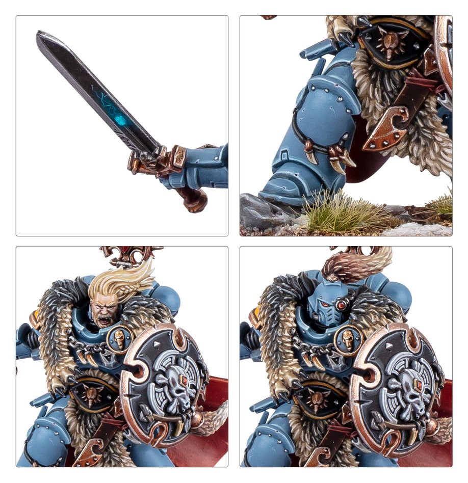 Warhammer 40K: Space Wolves - Wolf Guard Battle Leader