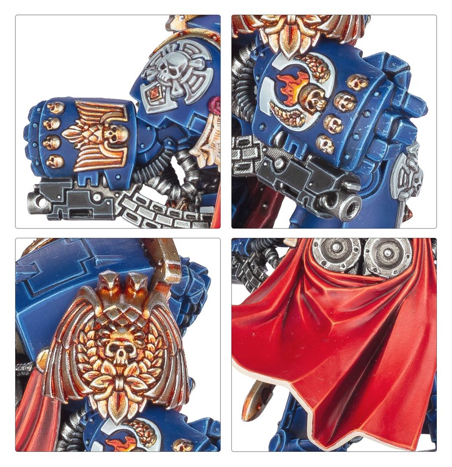 Warhammer 40K: Ultramarines - Marneus Calgar In Armour Of Antilochus