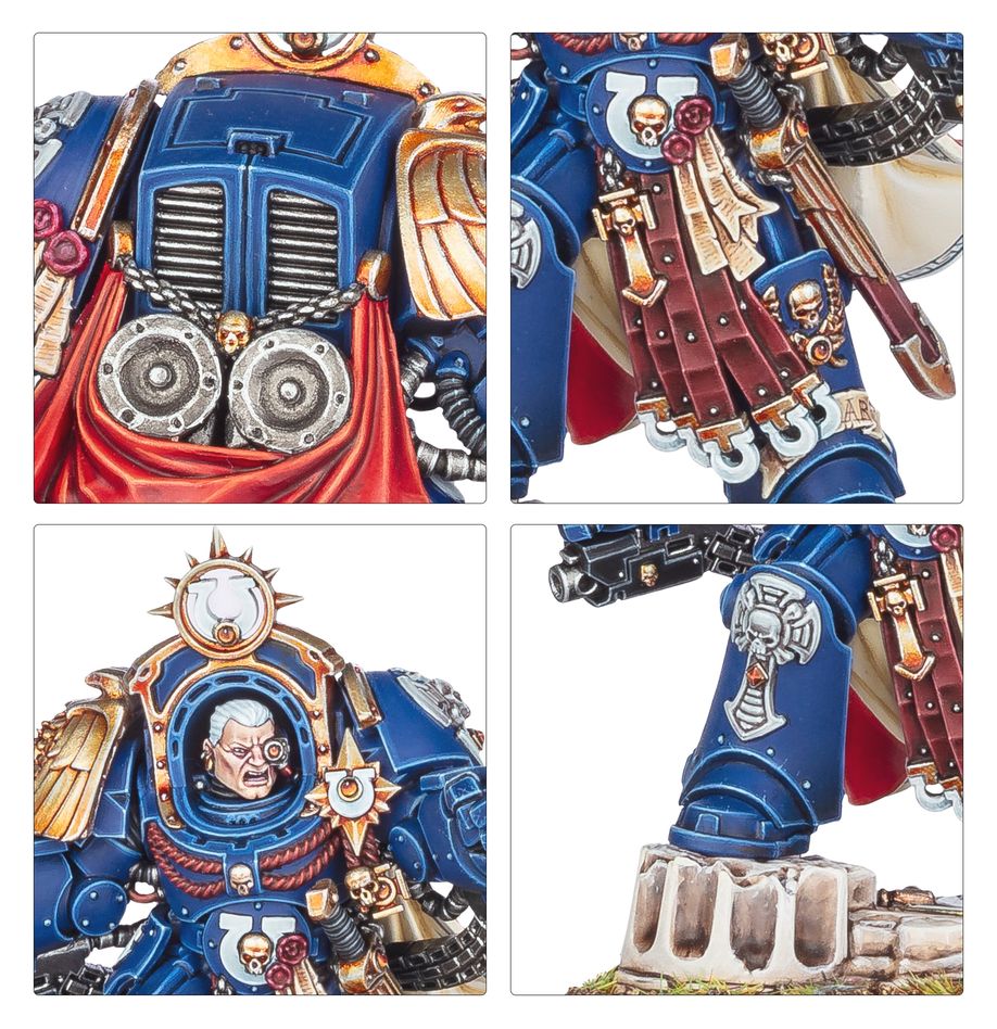 Warhammer 40K: Ultramarines - Marneus Calgar In Armour Of Antilochus