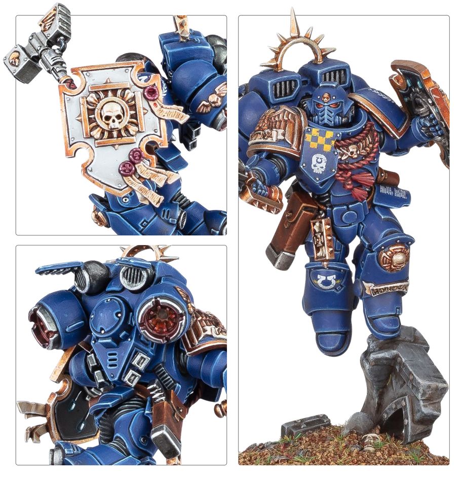 Warhammer 40K: Space Marines - Captain W/ Jump Pack & Relic Shield