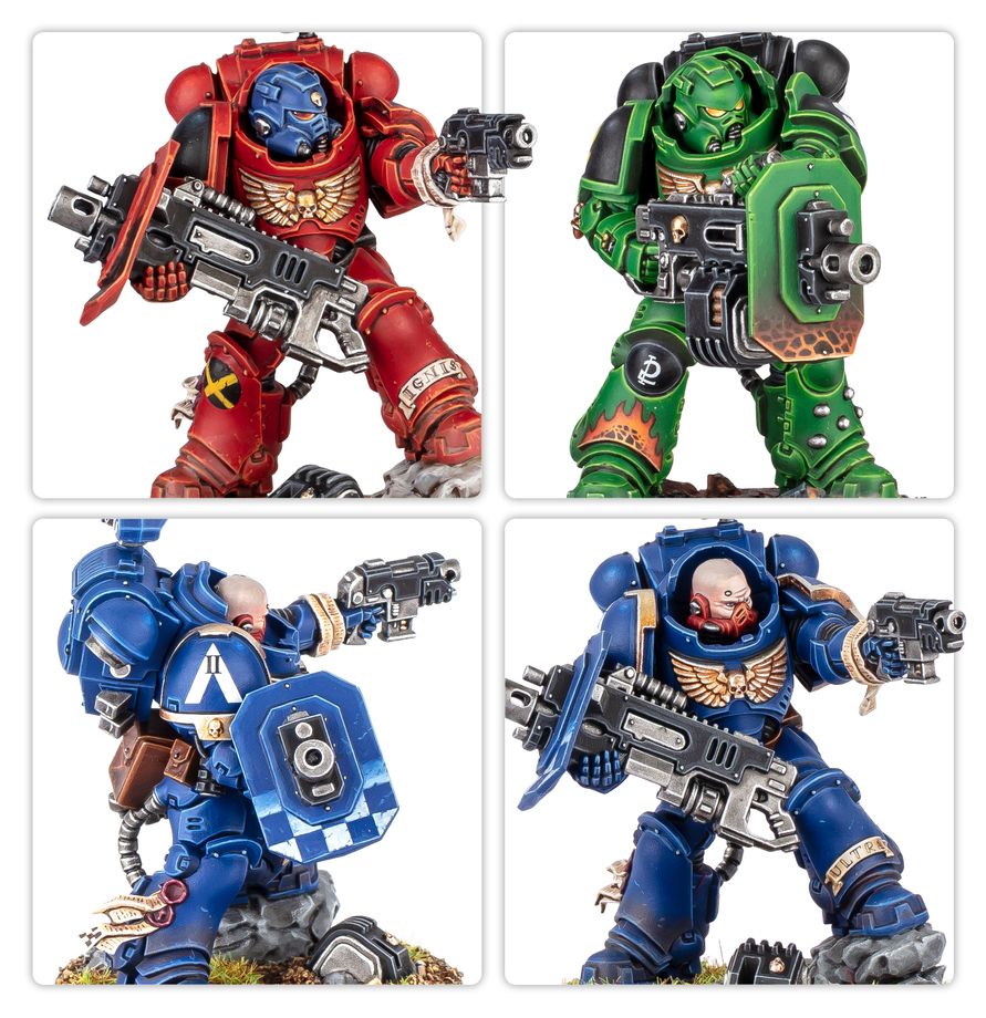 Warhammer 40K: Space Marines - Eradicator Squad With Heavy Bolters