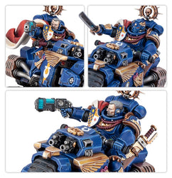 Warhammer 40K: Space Marines - Captain On Bike