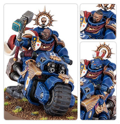 Warhammer 40K: Space Marines - Captain On Bike