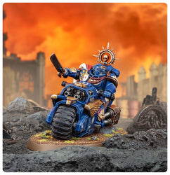 Warhammer 40K: Space Marines - Captain On Bike