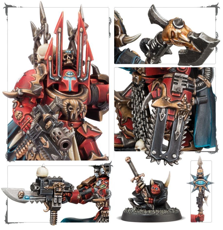 Warhammer 40K: Chaos Space Marines - Chaos Lord In Terminator Armour
