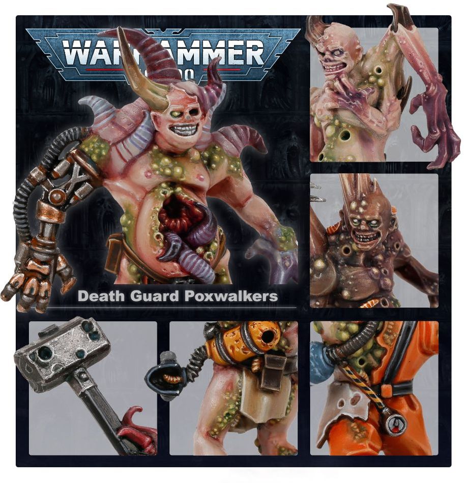Warhammer 40K: Death Guard - Poxwalkers