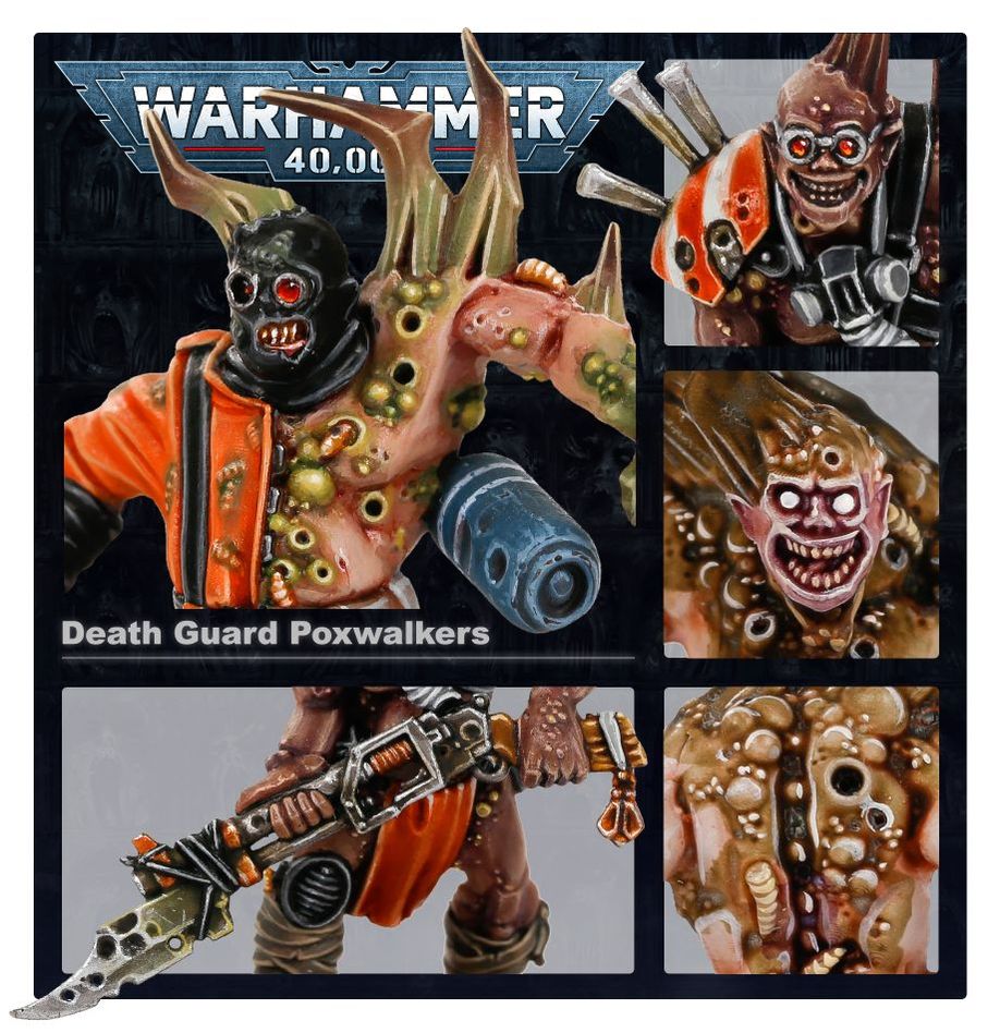 Warhammer 40K: Death Guard - Poxwalkers