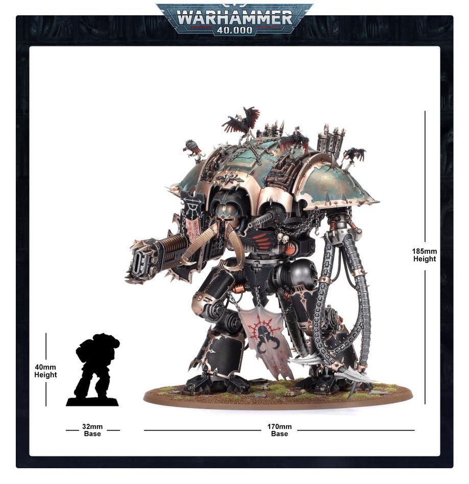 Warhammer 40K: Chaos Knights - Knight Abominant