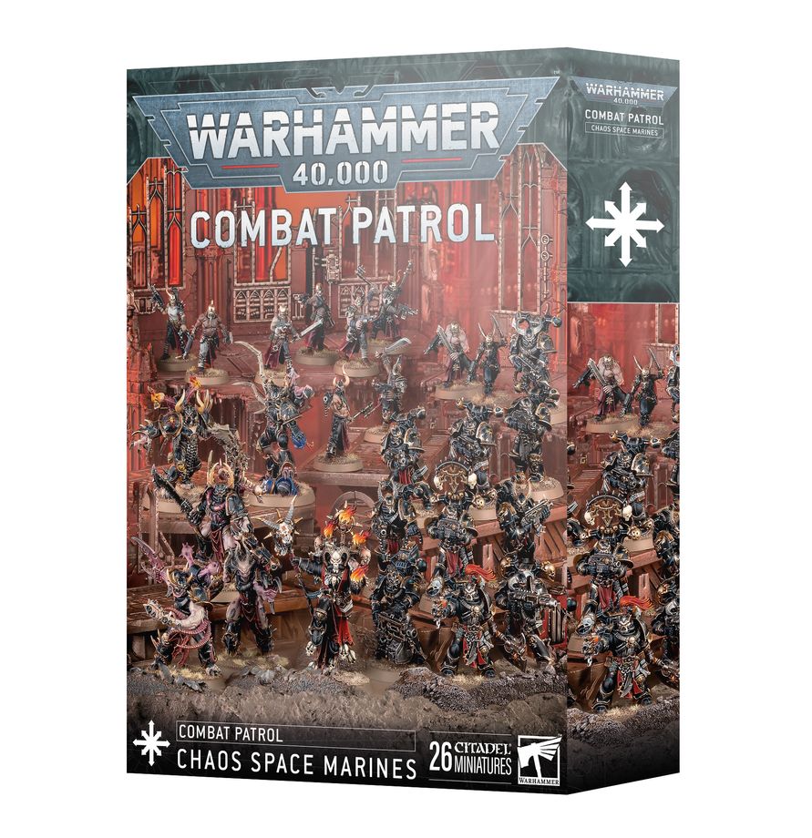 Warhammer 40K: Chaos Space Marines - Combat Patrol (Iron Warriors)