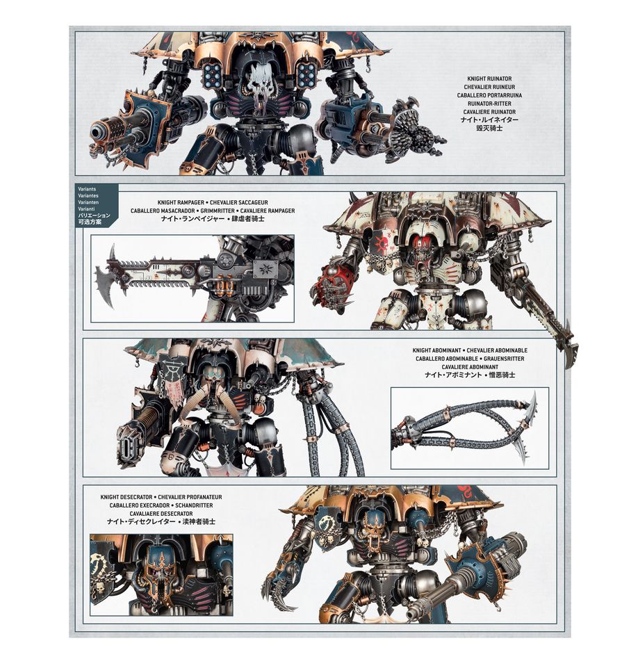 Warhammer 40K: Chaos Knights Battleforce - Knight Ruinator