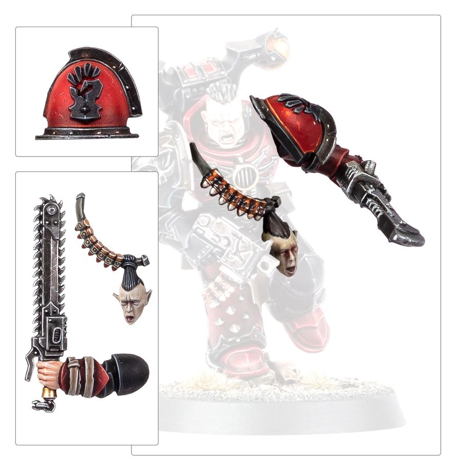 Warhammer 40K: Chaos Space Marines - Red Corsairs Upgrades & Transfers