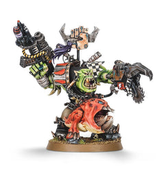 Warhammer 40K: Orks - Ork Warboss with Attack Squig (Special Order)
