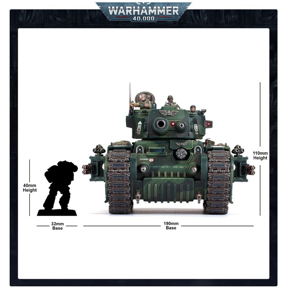 Warhammer 40K: Astra Militarum - Rogal Dorn Battle Tank