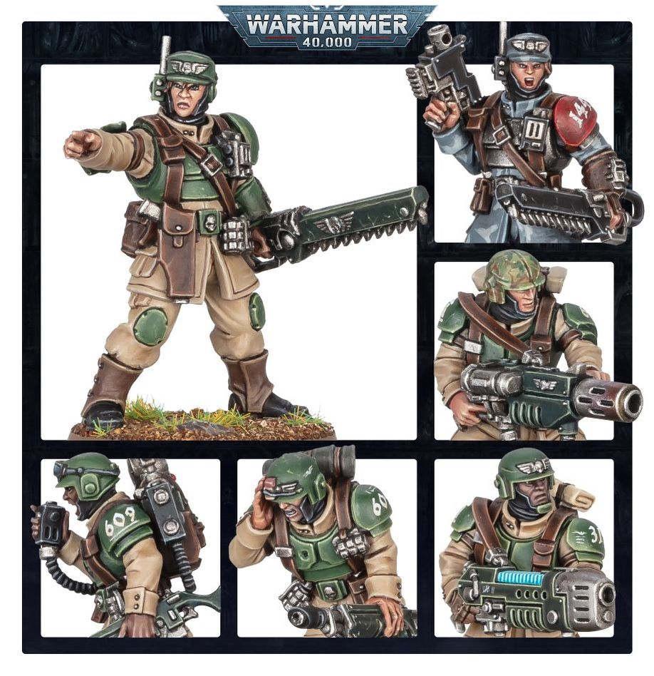 Warhammer 40K: Astra Militarum - Cadian Shock Troops