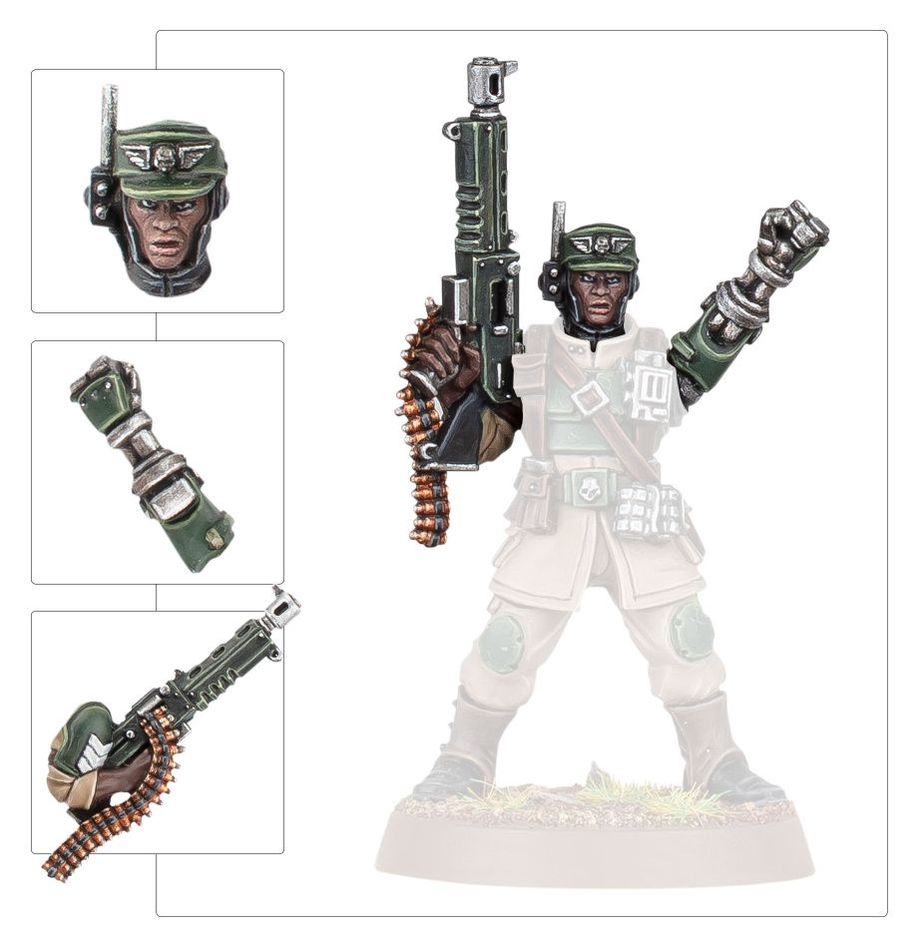 Warhammer 40K: Astra Militarum - Cadian Upgrades