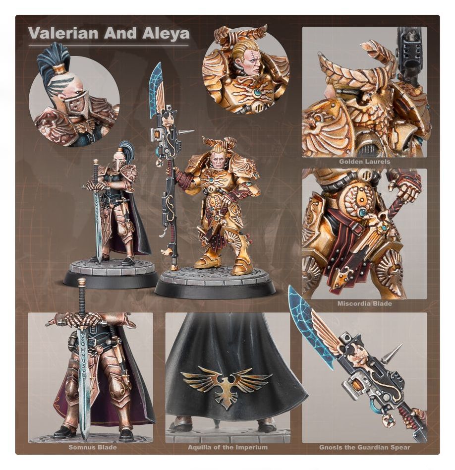 Warhammer 40K: Imperial Agents - Talons Of The Emperor (Valerian And Aleya)