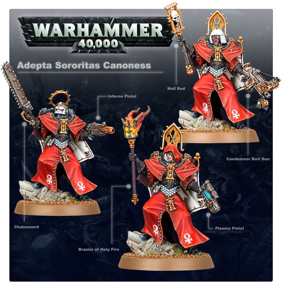 Warhammer 40K: Adepta Sororitas - Canoness