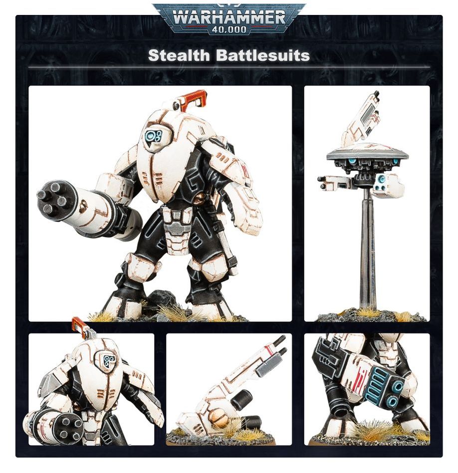 Warhammer 40K: T'au Empire - Stealth Battlesuits