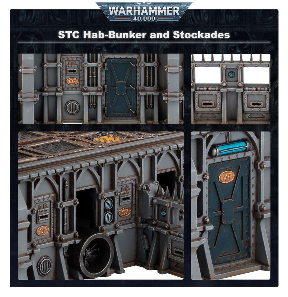 Warhammer 40K: Battlezone Fronteris - Stc Hab-Bunker & Stockades