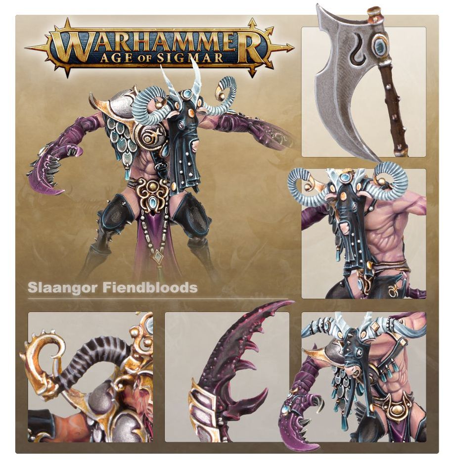 Warhammer Age of Sigmar: Hedonites Of Slaanesh - Slaangor Fiendbloods