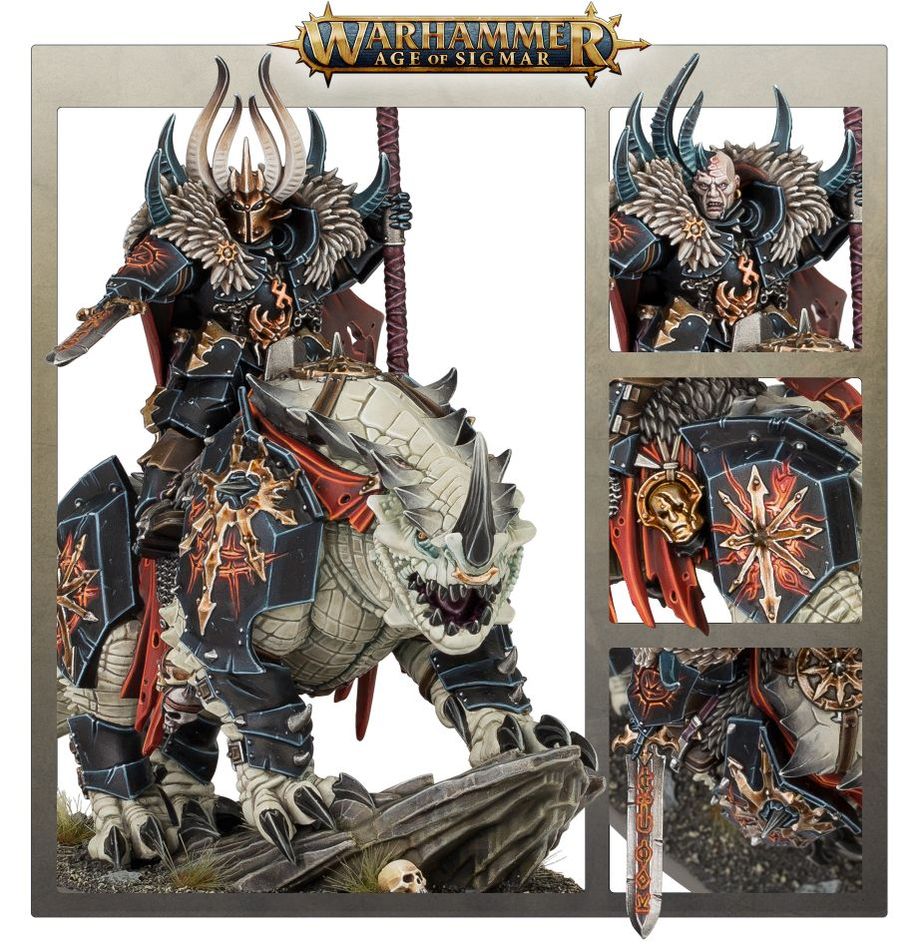 Warhammer Age of Sigmar: Slaves To Darkness - Lord On Karkadrak
