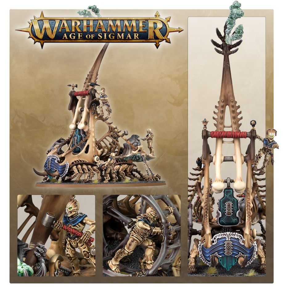 Warhammer, Age of Sigmar: Ossiarch Bonereapers - Mortek Crawler