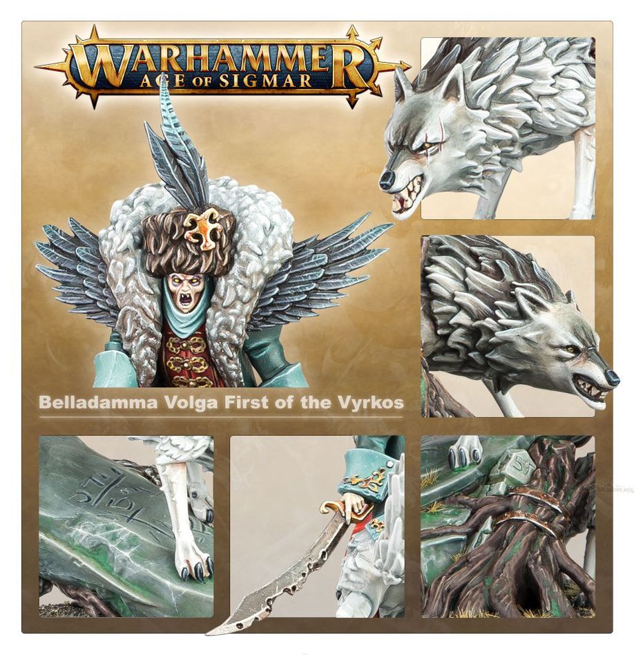 Warhammer Age of Sigmar: Soulblight Gravelords - Belladamma Volga, First Of The Vyrkos