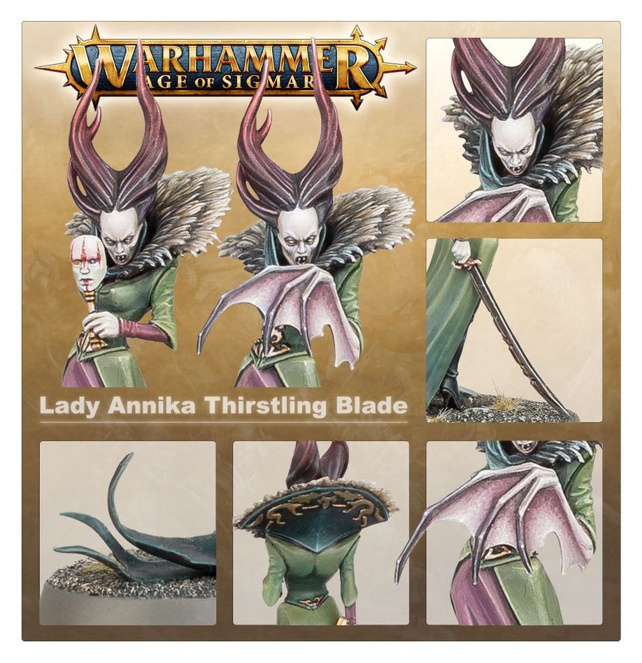 Warhammer, Age of Sigmar: Soulblight Gravelords - Lady Annika, The Thirsting Blade