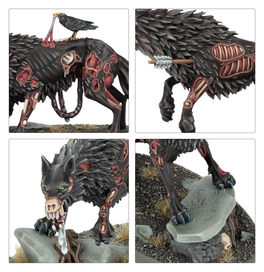 Warhammer Age of Sigmar: Soulblight Gravelords - Dire Wolves