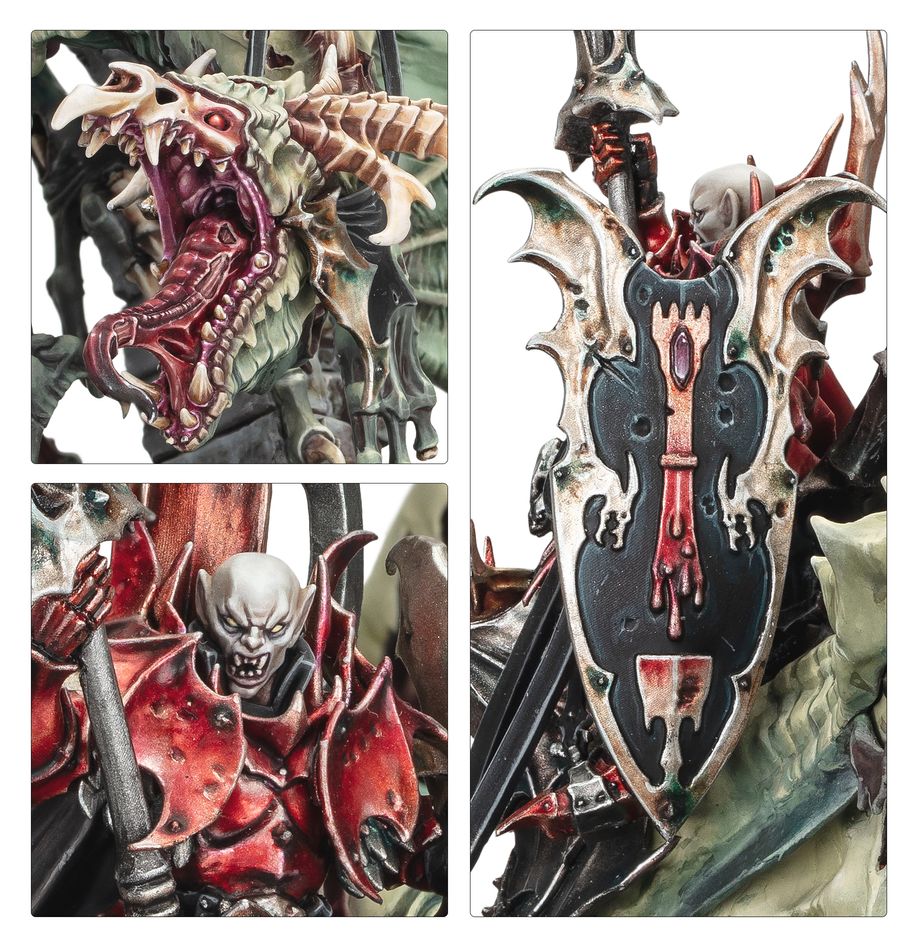 Warhammer, Age of Sigmar: Soulblight Gravelords - Prince Vhordri Lord of the Crimson Keep