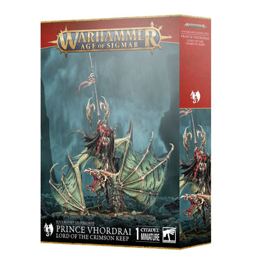 Warhammer, Age of Sigmar: Soulblight Gravelords - Prince Vhordri Lord of the Crimson Keep