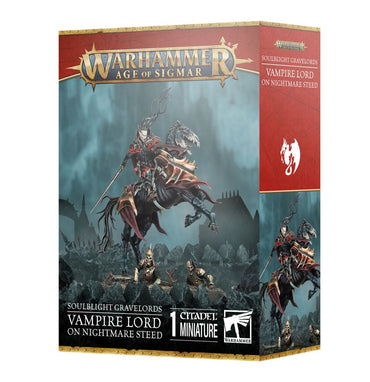 Warhammer, Age of Sigmar: Soulblight Gravelords - Vampire Lord on Nightmare Steed