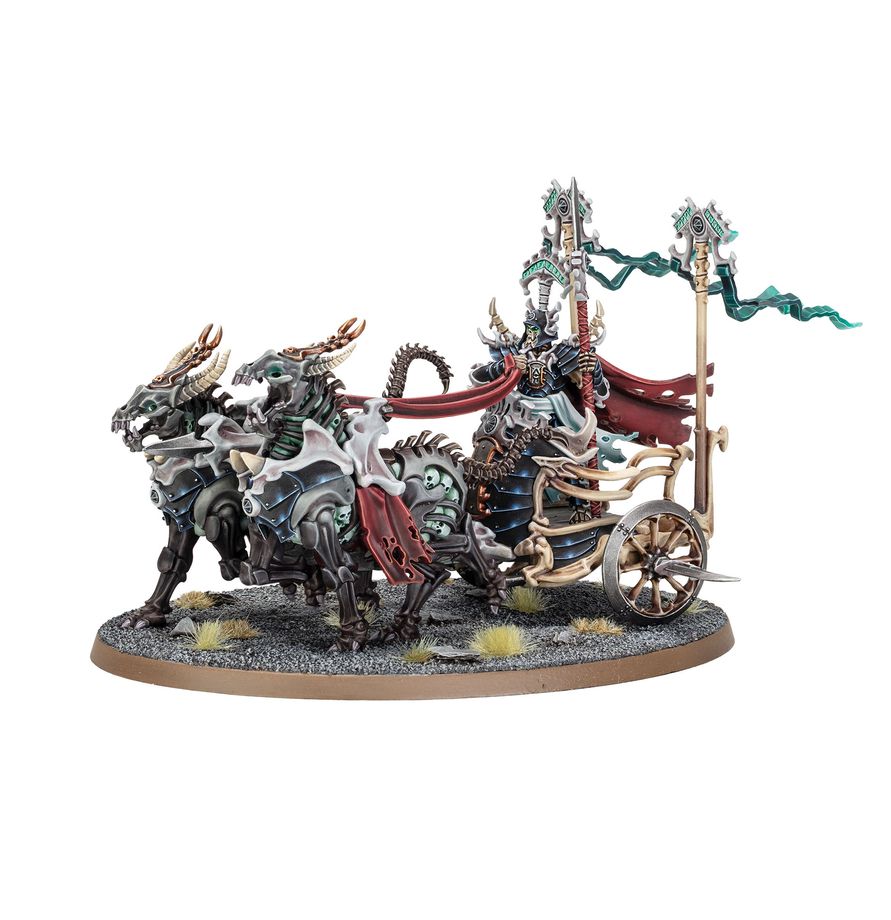 Warhammer Age of Sigmar: Ossiarch Bonereapers - Liege-Kavalos On War Chariot