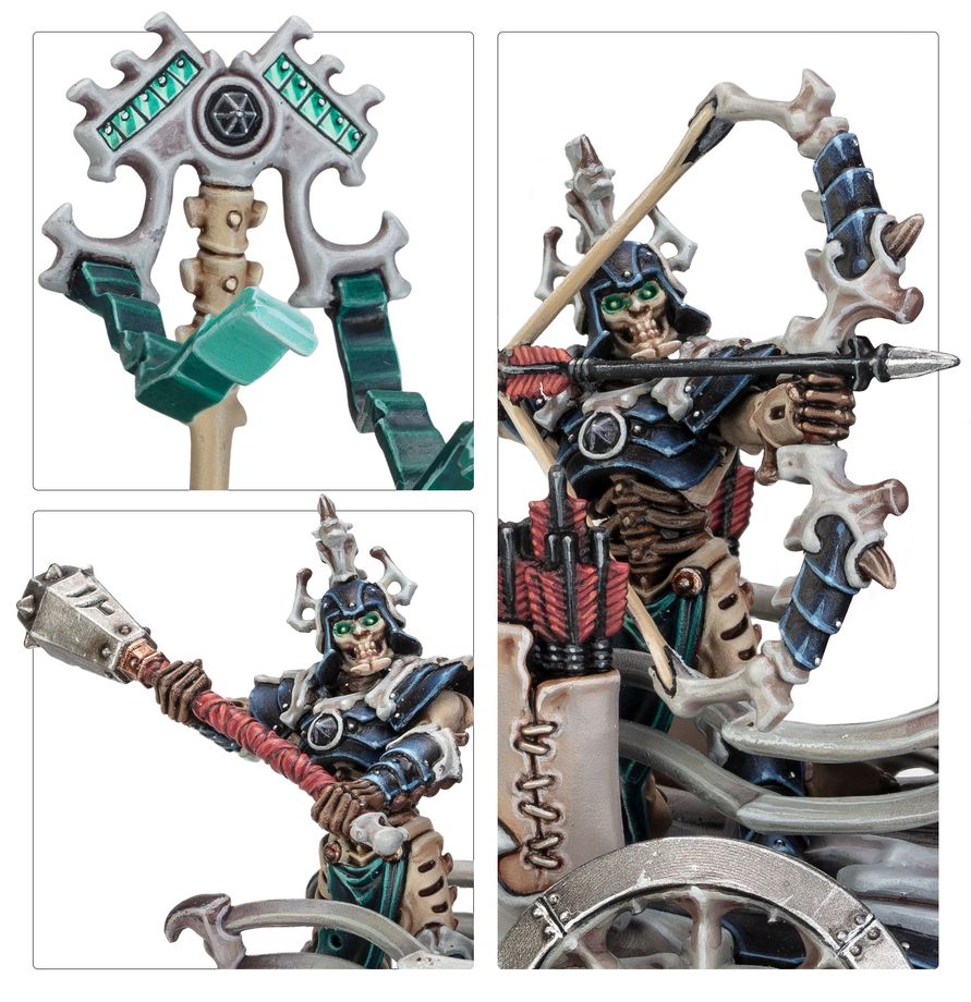 Warhammer Age of Sigmar: Ossiarch Bonereapers - Liege-Kavalos On War Chariot