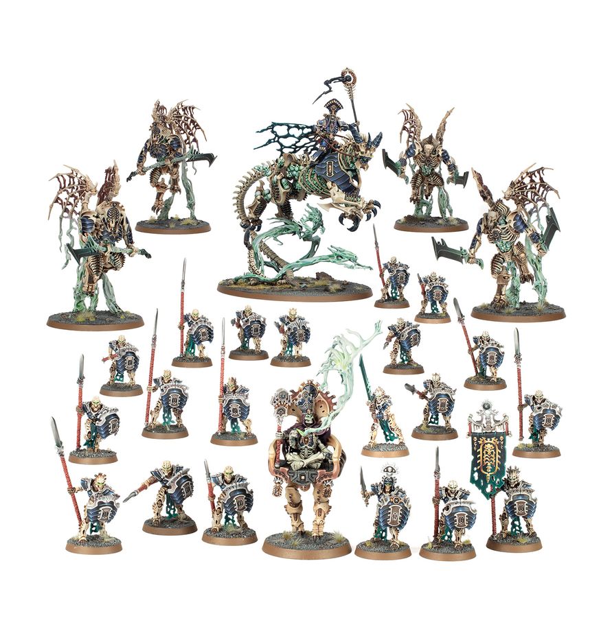 Warhammer Age of Sigmar: Ossiarch Bonereapers - Null Myriad Phalanx