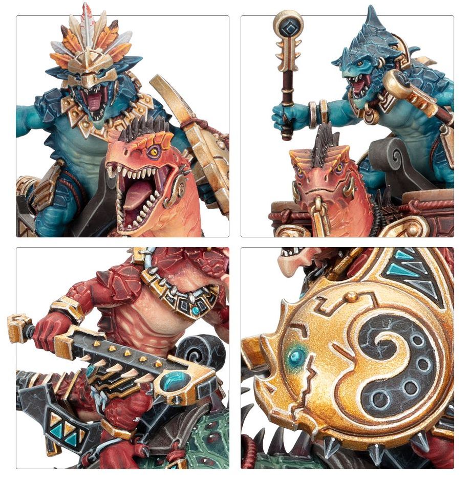 Warhammer, Age of Sigmar: Seraphon - Aggradon Lancers