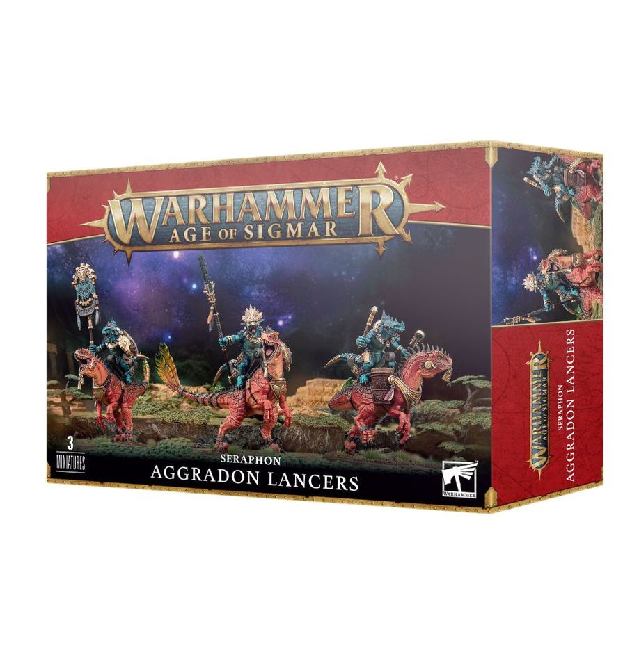 Warhammer, Age of Sigmar: Seraphon - Aggradon Lancers