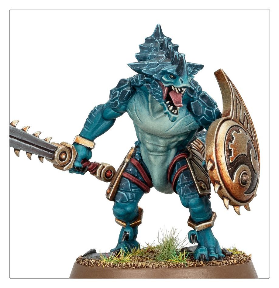 Warhammer, Age of Sigmar: Seraphon - Saurus Warriors